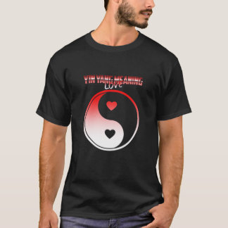 Yin Yang Meaning Kärlek T Shirt