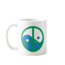 Yin-Yang med Fredstecken