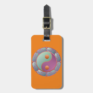 Yin Yang Medallion Violet Turcos Bagagebricka