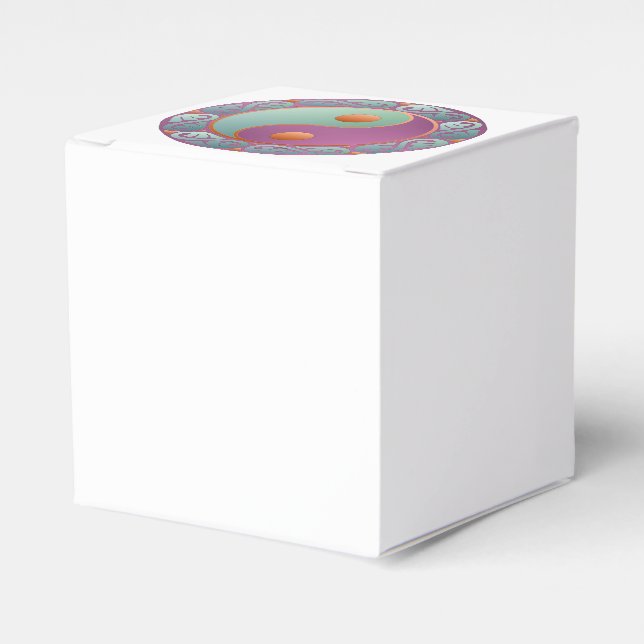 Yin Yang Medallion Violet Turcos Presentaskar (Framsidan Sidan)