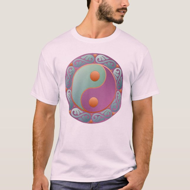 Yin Yang Medallion Violet Turcos Tee (Framsida)