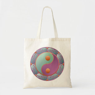 Yin Yang Medallion Violet Turcos Tygkasse