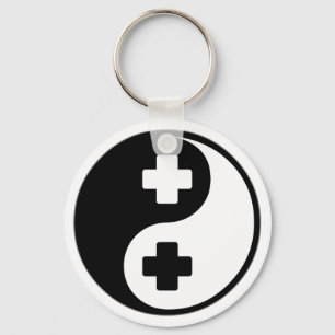 Yin Yang Medical Assisting Nyckelring