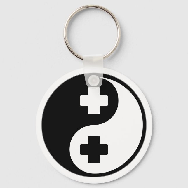 Yin Yang Medical Assisting Nyckelring (Framsida)