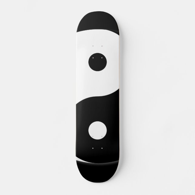Yin Yang Mini Skateboard Bräda 18,5 Cm (Framsida)