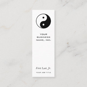 Yin Yang Mini Visitkort