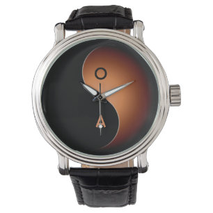 yin yang monogram - kaffe armbandsur