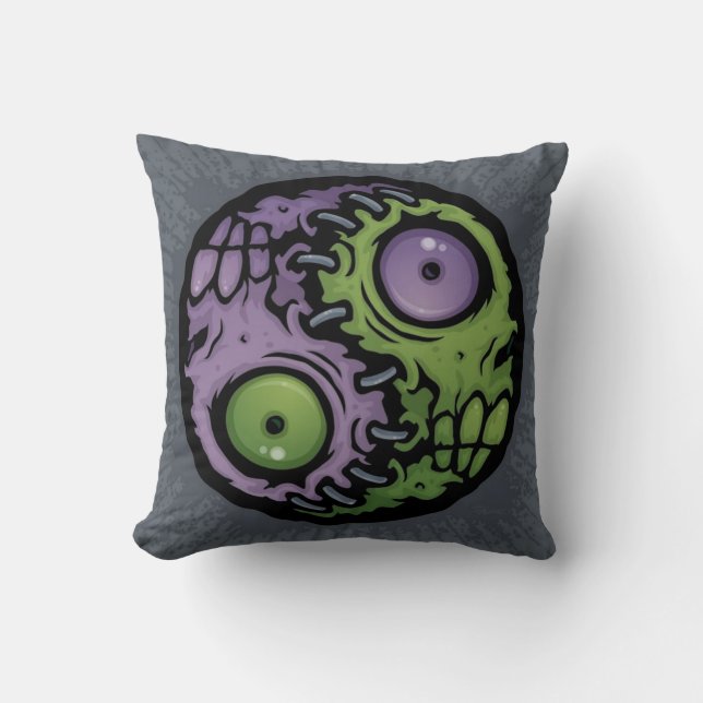 Yin Yang Monsters Kudde (Framsida)