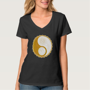 Yin Yang Mörk Estetisk Grunge Symbol Ockult Pagan T Shirt