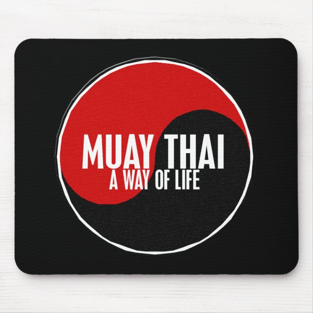 Yin Yang Muay thailändsk 1 Musmatta (Framsidan)