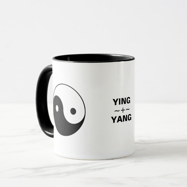 YIN-YANG-mugg Mugg (Framsida vänster)