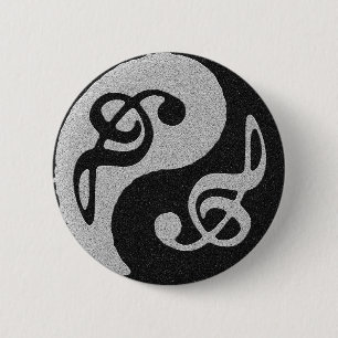 Yin Yang Music clave-anteckning Knapp