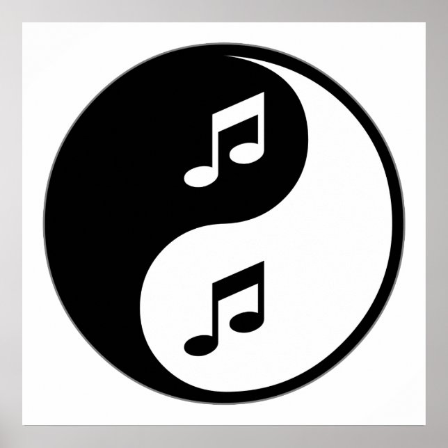 Yin Yang Music Poster (Framsidan)
