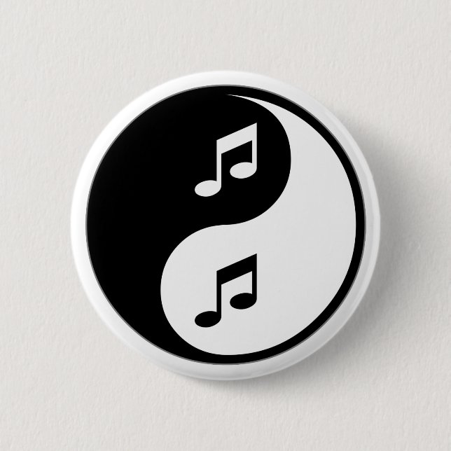 Yin Yang musik Knapp (Framsida)