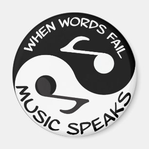Yin yang musik magnet
