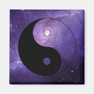 Yin yang night himmel magnet
