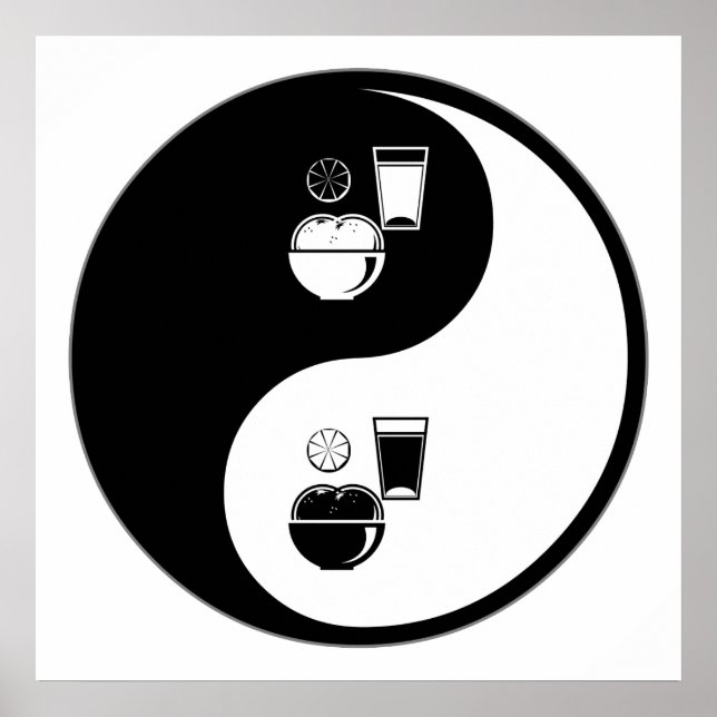 Yin Yang Nutrition Poster (Framsidan)