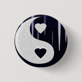 YIn-Yang of Love Button Knapp