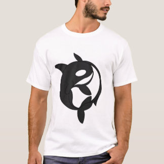 Yin-Yang Orcas Manar Basic T-Shirt