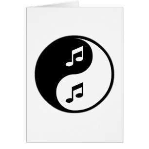 Yin Yang orkester Hälsningskort