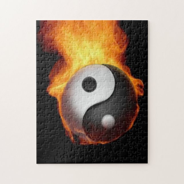 Yin Yang på brandgubben Pussel (Vertikal)