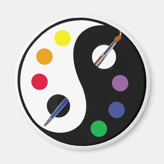 Yin Yang Palette Magnet (Framsidan)