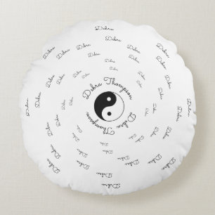 Yin Yang - personligen namn Rund Kudde