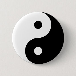 Yin-Yang Pin Button Knapp