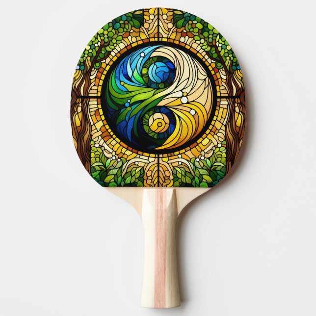 Yin Yang Ping Pong Paddle Pingisracket (Framsidan)