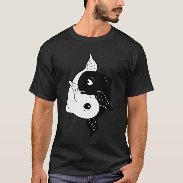 Yin-Yang Pisces T-shirt (Framsida)
