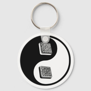 Yin Yang programmera Nyckelring