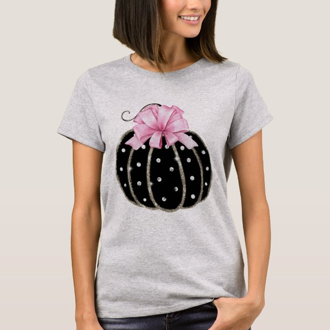 Yin Yang Pumpkin T-Shirt (Framsida)