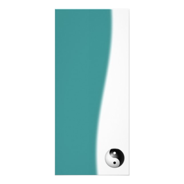 Yin-Yang-rackkort Reklamkort (Framsidan)
