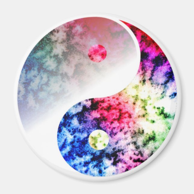 Yin Yang Rainbow Magnet (Framsidan)
