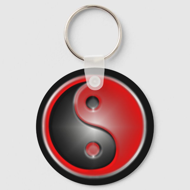 yin-yang-red nyckelring (Framsida)