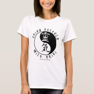 Yin Yang Reiki Kanji T-shirt