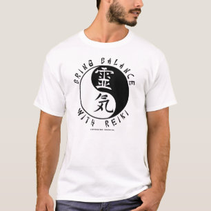 Yin Yang Reiki Kanji Tee Shirt