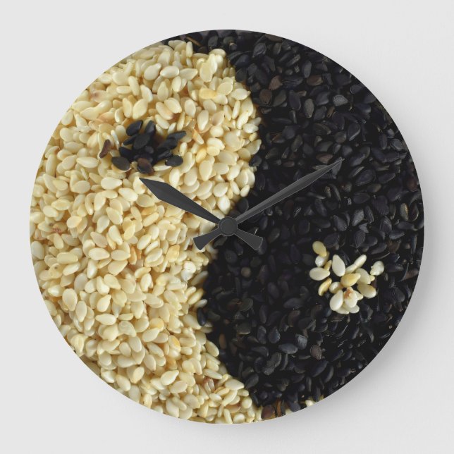 Yin Yang Ris Kitchen Clock Stor Klocka (Framsida)