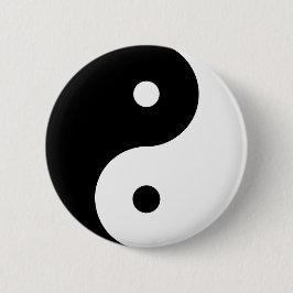 Yin Yang Round Symbol Black White Dancing Shapes Knapp