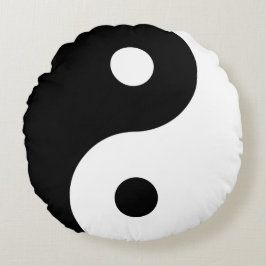 Yin Yang Rund Kudde