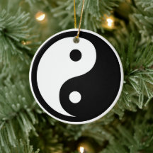 Yin Yang Rund Prydnad Dekor