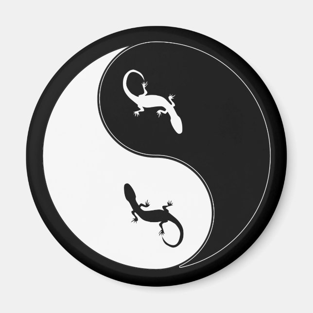 Yin Yang Salamander Magnet (Framsidan)