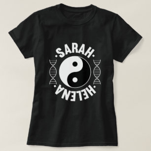 Yin & Yang - Sarah & Helena föräldralössvart Tee