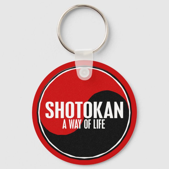 Yin Yang Shotokan 1 Nyckelring (Framsida)