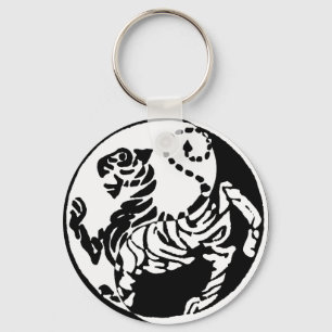 YIN YANG SHOTOKAN TIGER NYCKELRING