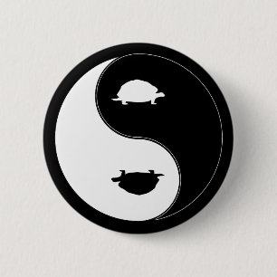 Yin Yang sköldpadda Knapp