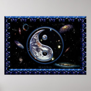 Yin Yang Skriv ut Poster