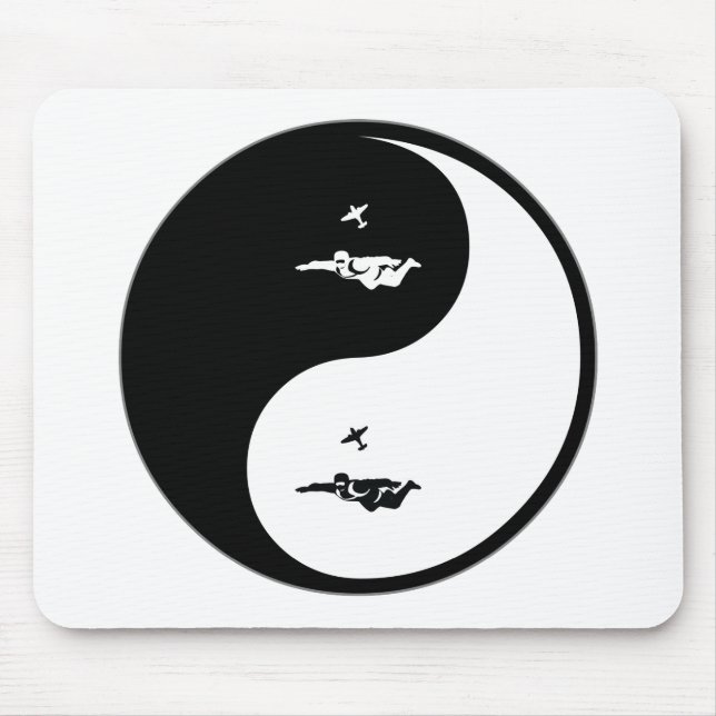 Yin Yang Skydiving Musmatta (Framsidan)