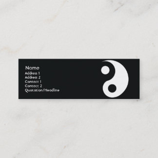 Yin Yang - smala Mini Visitkort