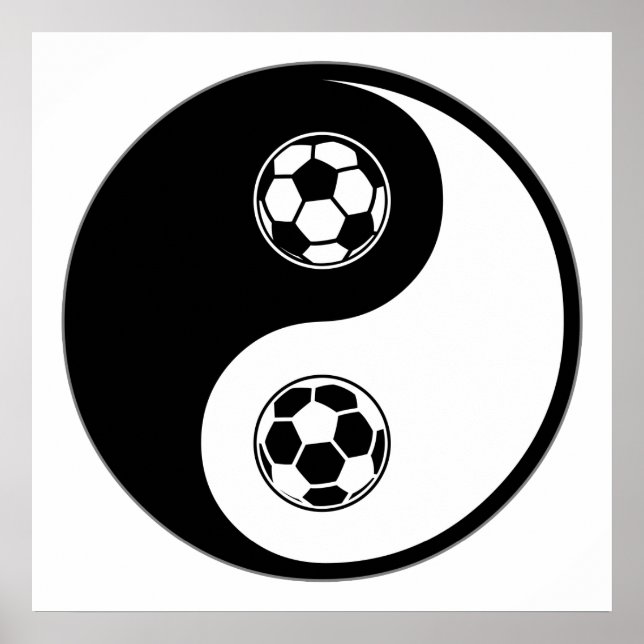 Yin Yang Soccer Poster (Framsidan)